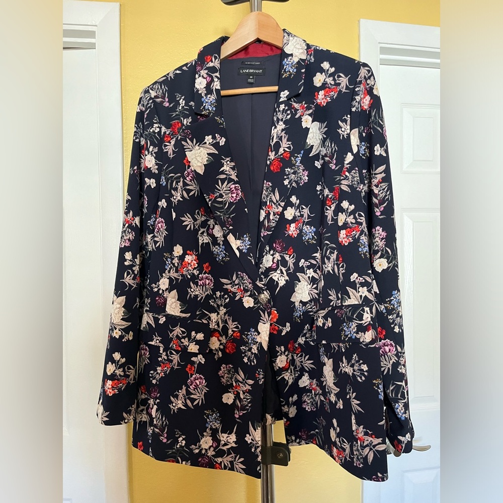 Lane Bryant Floral Blazer sz 20